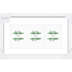 TRIPLE 4x6 JENNY GREY Photo Frame